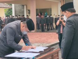 Bupati Jeje Wiradinata Lantik Lima Jabatan Tinggi Di Lingkup Pemkab Pangandaran
