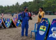 Polisi Di Pangandaran Gencar Berikan Edukasi Prokes Covid-19