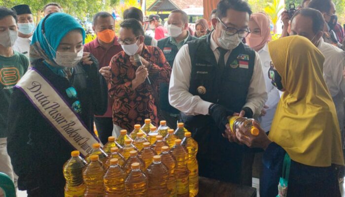 Gubernur Ridwan Kamil Operasi Pasar Murah Minyak Goreng,Pangandaran Harus Stabil