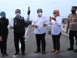 Jembatan Merah Pantai Timur Pangandaran Diresmikan Gubernur Jawa Barat