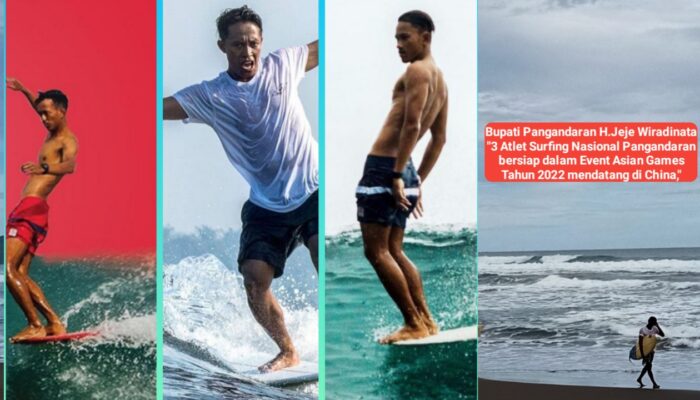 Bupati Jeje Wiradinata Suport 3 Atlet Surfing Pangandaran Ikuti Asian Games 2022 Ke-19 Di Hangzhou China
