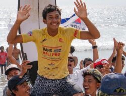 Bupati Jeje Wiradinata Bangga Atlet Selancar Pangandaran Raih Juara Pertama LSI 2021 Di Bali