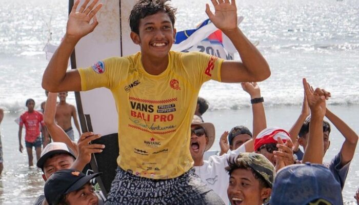 Bupati Jeje Wiradinata Bangga Atlet Selancar Pangandaran Raih Juara Pertama LSI 2021 Di Bali