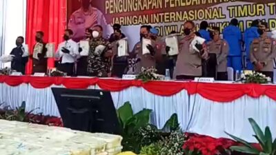 Polisi Ungkap 1,196 Ton Sabu Di Pantai Madasari,Kapolri Pimpin Konferensi Pers