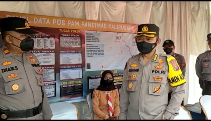 Karo SDM Polda Jabar, Situasi Arus Mudik Lebaran Padaherang Kalipucang Aman