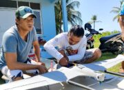 Uji Coba Pesawat Remote Control Perdana Di Pangandaran