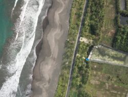 Hasil Pemotretan Dari Atas Kawasan Pantai Bojong Salawe Gunakan Pesawat Tanpa Awak