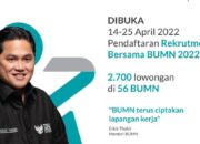 Rekruitmen Bersama BUMN 2022,Warga Pangandaran Yang Berminat Cepetan Daftar