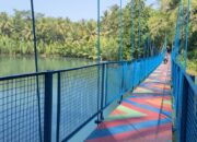 Spot Foto Jembatan Gantung Seperti Pelangi Bakal Jadi Daya Tarik Warga, Ada Di Cijulang