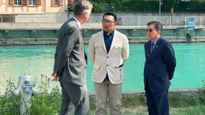 Ridwan Kamil Bertemu Warga Bern Swiss Yang Membantu Adik Eril Naik Ke Darat Saat Di Sungai Aare
