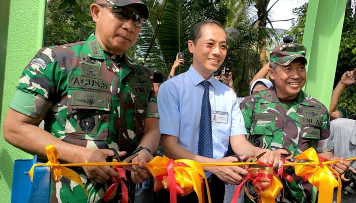 Wakasad Letjen TNI Agus Subiyanto Resmikan Jembatan Gantung Simpay Asih Cijulang Pangandaran