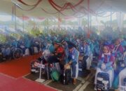 Bupati Pangandaran Jeje Wiradinata Secara Resmi Melepas 185 Jamaah Haji
