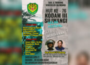 HUT Ke-76 Kodam III-Siliwangi Hadirkan Bintang Sinetron Preman Pensiun Di Pangandaran,Catat Tanggalnya