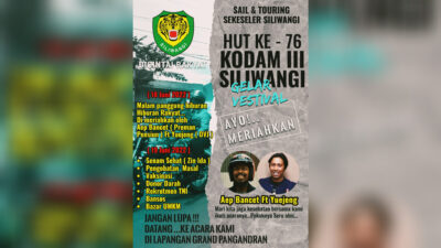HUT Ke-76 Kodam III-Siliwangi Hadirkan Bintang Sinetron Preman Pensiun Di Pangandaran,Catat Tanggalnya