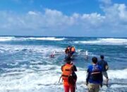 Wisatawan 8 Orang Terseret Ombak Di Pantai Legokjawa Pangandaran,Ini Daftar Yang Meninggal Dunia