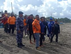 Cuaca Buruk,Pencarian Pelajar Tenggelam Dihentikan Sementara Di Pantai Legok Jawa Cimerak