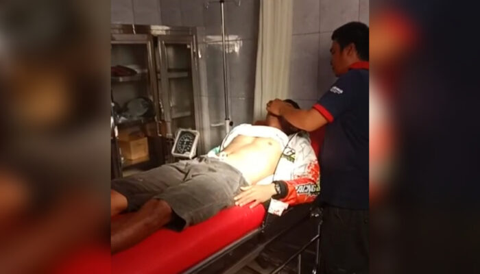Perahu Nelayan Karam, Enam Selamat Satu ABK Jalani Perawatan Di Puskesmas Pangandaran