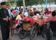 Momen Peringatan HUT RI Ke 77, Ketua DPRD Pangandaran Fasilitasi Akses Penyandang Disabilitas Di Taman Sunset