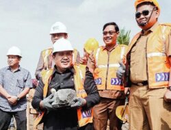 Peletakan Batu Pertama Pembangunan Jalan Lintas Pesisir Pantai Selatan Pangandaran