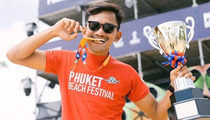 Atlet Surfing Asal Kabupaten Pangandaran Wakili Indonesia Juara 1 Di Ajang Phuket Beach Festival 2022 Thailand