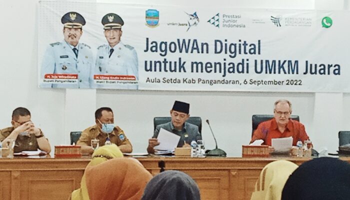 Ketua DPRD Pangandaran,UMKM Milenial Agen Moderisasi Membantu Pemulihan Ekonomi