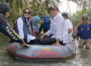 Banjir Di Desa Bunisari Mulai Surut, Pemda Pangandaran Akan Membuat Sodetan 200 Meter