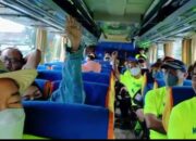 Rombongan 31 Bus Pariwisata Pan Asia Hash 2022 Telah Tiba Di Pangandaran