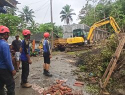 BBWS Citanduy Turunkan 2 Alat Berat Evakuasi Longsoran Di Desa Pamotan Pangandaran