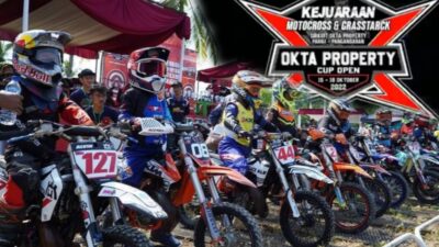 Kejuaraan Motocross & Grasstrack Okta Property Cup Open 2022, Meriahkan Satu Dasawarsa Kabupaten Pangandaran