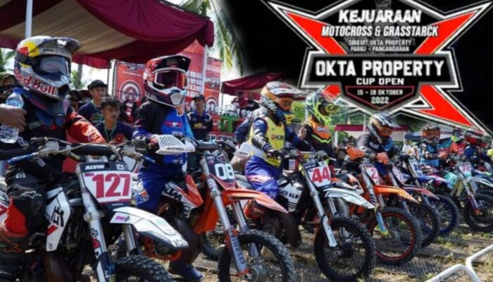Kejuaraan Motocross & Grasstrack Okta Property Cup Open 2022, Meriahkan Satu Dasawarsa Kabupaten Pangandaran