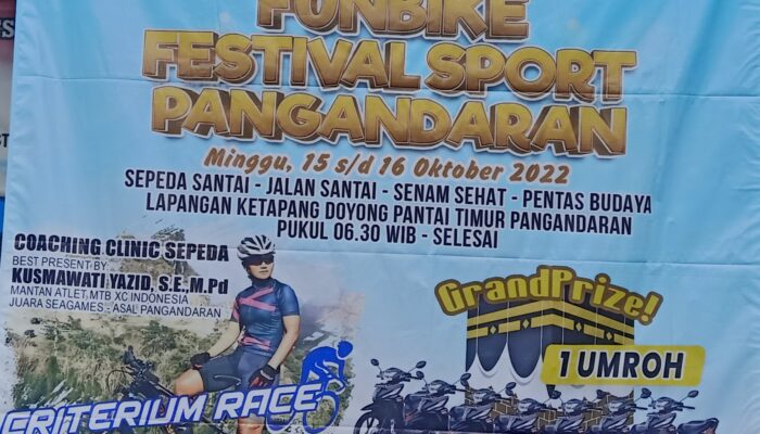 Event Sport Festival Pangandaran 2022 Waktunya Diundur