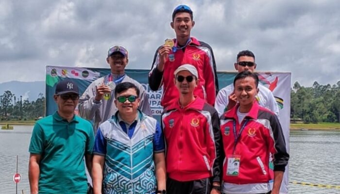 Atlet Dayung Pangandaran Sumbang 1 Medali Emas 1 Perunggu Porprov Jabar 2022