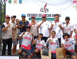 Kontingen Pangandaran Sapu Bersih Medali Emas Eksebisi Selancar Ombak Porprov Jabar 2022