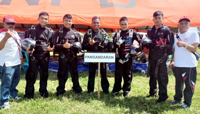 Atlet Terjun Payung Pangandaran Porprov Jabar 2022 Latihan Resmi Kelas Pertandingan Bergengsi