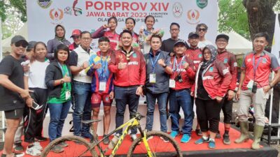 Pecah Telor, Pangandaran Raih 1 Emas 1 Perak Dari MTB XCO Women Porprov Jabar 2022