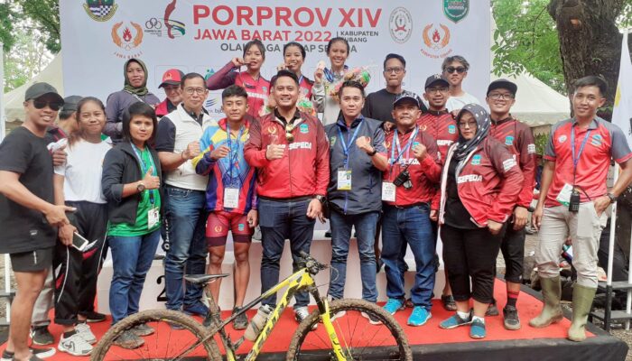 Pecah Telor, Pangandaran Raih 1 Emas 1 Perak Dari MTB XCO Women Porprov Jabar 2022