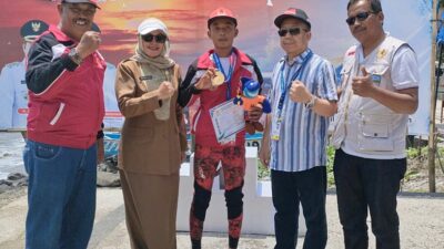 Porprov Jabar 2022, Cabor Selam Laut Pangandaran Sumbang 1 Medali Emas Kelas Free Diving
