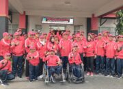Bupati Jeje Wiradinata Lepas Kontingen Peparda VI Jabar 2022 NPCI Pangandaran