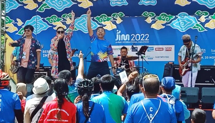 Lia AFI Meriahkan Jabar International Marathon 2022 Di Pantai Pangandaran