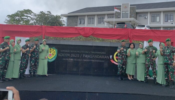 Kasdam III Siliwangi Resmikan Makodim 0625 Pangandaran
