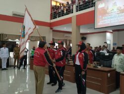 Bupati Pangandaran Mengukuhkan dan Pelepasan Kontingen Porprov XIV Jabar 2022