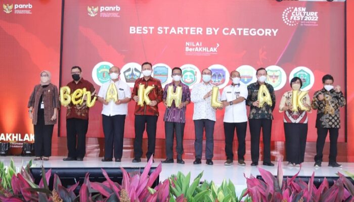 Pemda Pangandaran Raih Penghargaan Best Starter Survei Indeks BerAKHLAK Kategori Kompeten