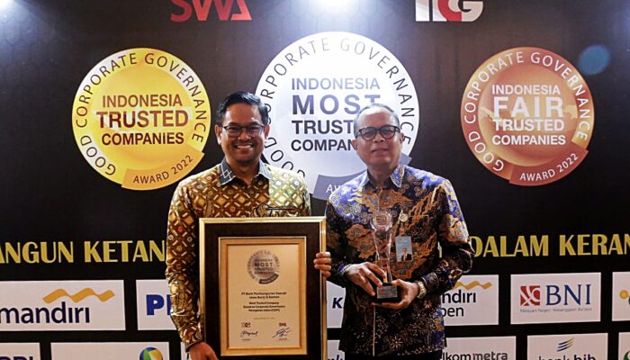 Terapkan GCG Secara Excellent, bank bjb Raih Predikat Indonesia Most Trusted Companies