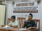 Bawaslu Gelar Konferensi Pers Hasil Pengawasan Pemilu 2024 Di Kabupaten Pangandaran