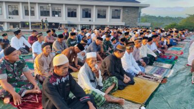 Sambut Hari Kemenangan, Kodim Pangandaran Gelar Sholat Idul Fitri 1445 H di Lapang Paraduta Siliwangi