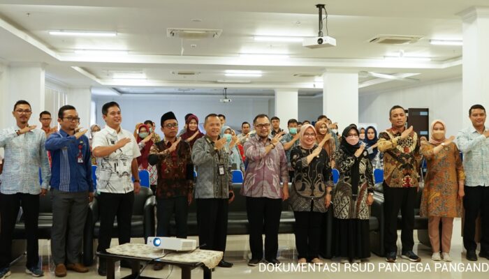 RSUD Pandega Pangandaran Tandatangani Komitmen Bersama dan Fakta Integritas Zona Menuju WBK