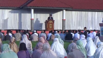 Sholat Idul Fitri 2024 Di Alun Alun Parigi, Berikut Ini Sambutan Bupati Pangandaran