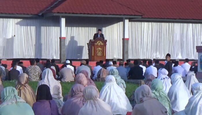 Sholat Idul Fitri 2024 Di Alun Alun Parigi, Berikut Ini Sambutan Bupati Pangandaran