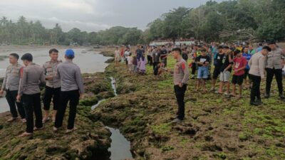 Tim SAR Gabungan Lakukan Pencarian Seorang Bocah Tenggelam Di Muaragatah Cimerak