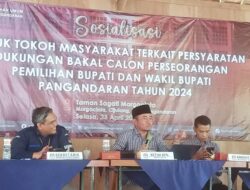 Persyaratan Dukungan Bacalon Perseorangan Pilkada Pangandaran 2024
